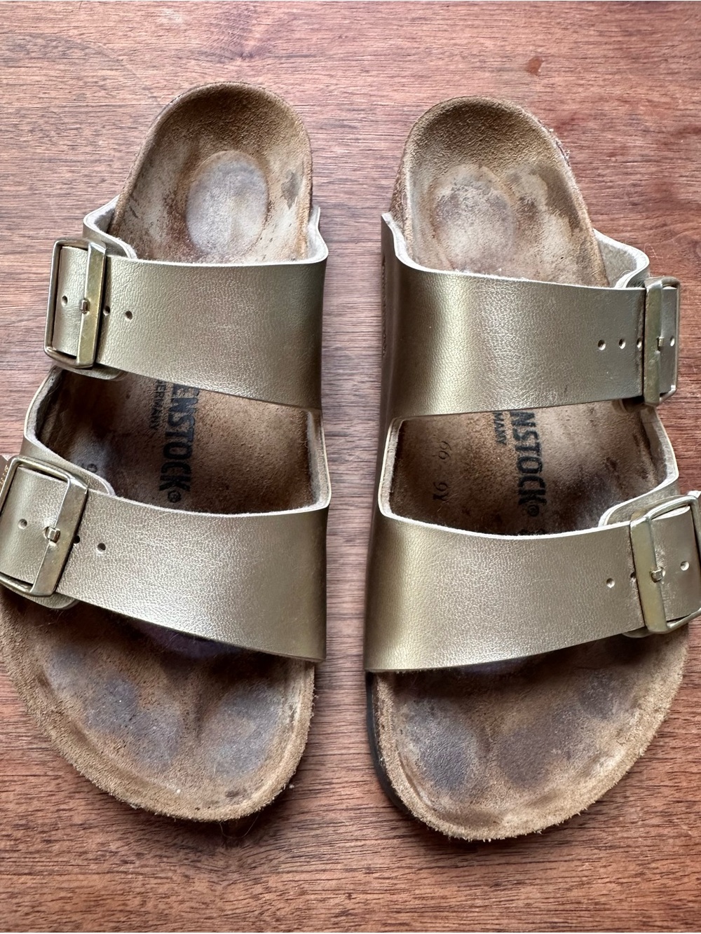 Birkenstock Arizona Style Gold Sandals